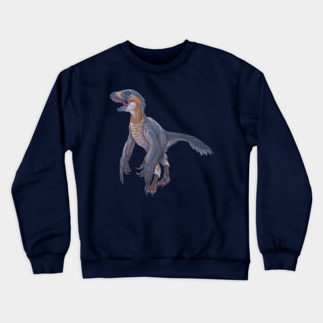 Deinonychus antirrhopus Crewneck Sweatshirt by CoffeeBlack